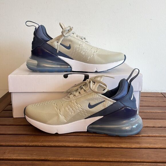 Nike Air Max 270 Light Bone/Diffused Blue USA Women 6.5/UK4/EU37.5(FQ8783-072) - Picture 3 of 13